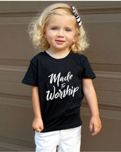 Load image into Gallery viewer, Made To Worship Children&#39;s Tshirt

