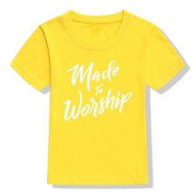 Load image into Gallery viewer, Made To Worship Children&#39;s Tshirt
