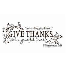 Load image into Gallery viewer, 1 Thessalonians 5:18 Wall Vinyl
