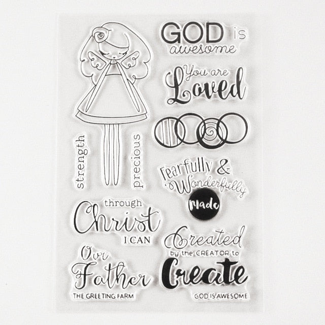 God is Awesome, You Are Loved Stamp Collection