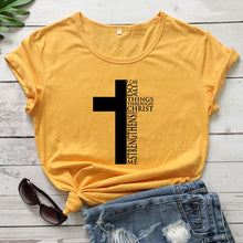Load image into Gallery viewer, &quot;All Things&quot; Possibilities with Christ (Truth) Tshirt
