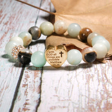 Load image into Gallery viewer, With God All Things Are Possible Fashion Vintage Bracelet
