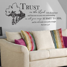 Load image into Gallery viewer, Trust in the Lord Wall Vinyl

