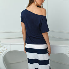 Load image into Gallery viewer, Anchored Hope Nautical Fashion Top and Skirt
