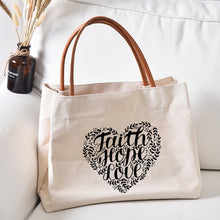 Load image into Gallery viewer, Faith Hope Love Fashion Bag
