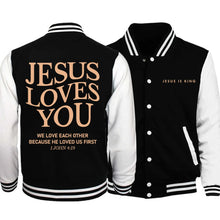 Load image into Gallery viewer, 1 John 4:19 King of Love Jacket
