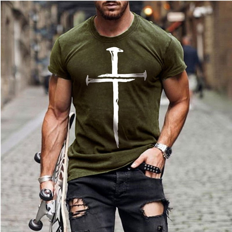 3 Nails Cross Tshirt