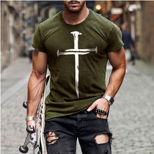 Load image into Gallery viewer, 3 Nails Cross Tshirt
