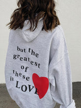 Load image into Gallery viewer, Greatest Commandment Love Premium Cotton Hoodie
