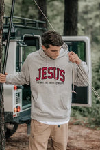 Load image into Gallery viewer, Jesus Truth-Life Way Collegiate Camper&#39;s Men&#39;s Hoodie
