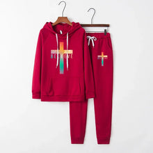 Load image into Gallery viewer, Believe Comfort Tracksuit with Hood
