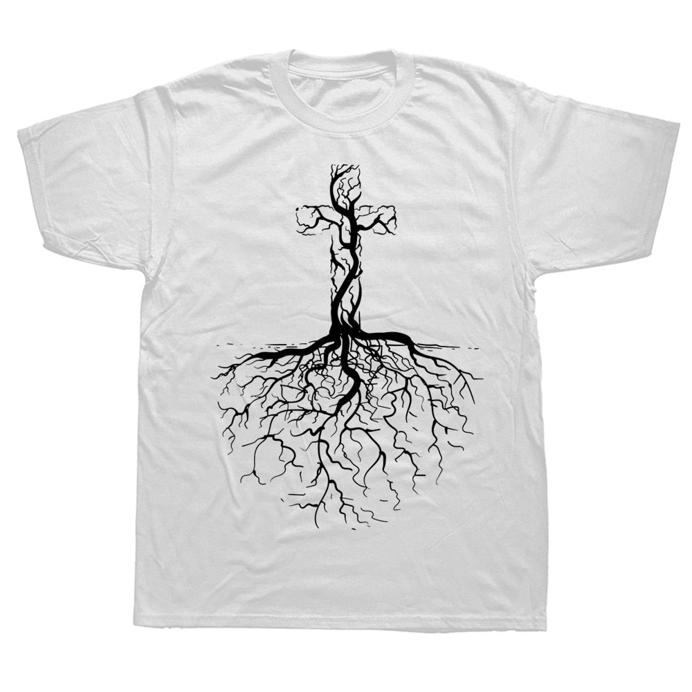 Deeply Rooted, Tree of Life, Everlasting Spring Cotton Tshirt