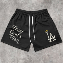 Load image into Gallery viewer, Trust God&#39;s Plan Angels Athletic Shorts
