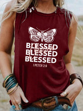 Load image into Gallery viewer, 1 Peter 2:9 Chosen and Blessed with Discernment Tank
