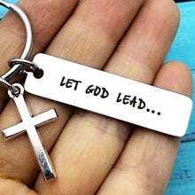 Load image into Gallery viewer, Follow His Steps Stainless Steel Keychain
