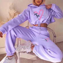 Load image into Gallery viewer, Faith In Love Track Fit Sweatsuit with Hoodie
