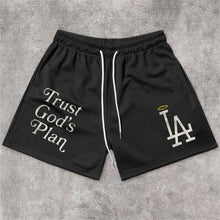 Load image into Gallery viewer, Trust God&#39;s Plan Angels Athletic Shorts

