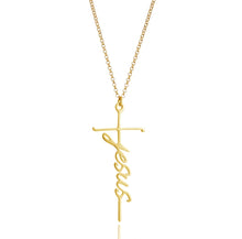 Load image into Gallery viewer, 18K Gold Plated Cross Necklace Collection
