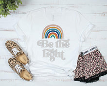 Load image into Gallery viewer, Rainbow Covenant Be the Light Tshirt
