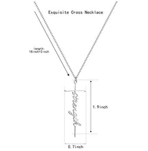 Load image into Gallery viewer, 18K Gold Plated Cross Necklace Collection
