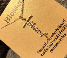 Load image into Gallery viewer, 18K Gold Plated Cross Necklace Collection
