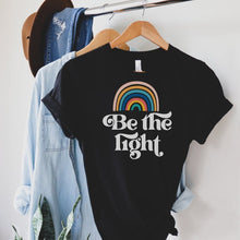 Load image into Gallery viewer, Rainbow Covenant Be the Light Tshirt
