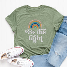 Load image into Gallery viewer, Rainbow Covenant Be the Light Tshirt
