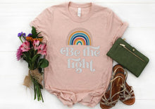 Load image into Gallery viewer, Rainbow Covenant Be the Light Tshirt
