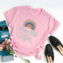 Load image into Gallery viewer, Rainbow Covenant Be the Light Tshirt
