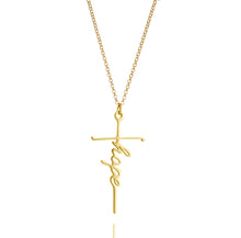 Load image into Gallery viewer, 18K Gold Plated Cross Necklace Collection
