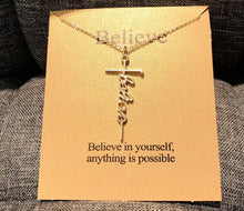 Load image into Gallery viewer, 18K Gold Plated Cross Necklace Collection
