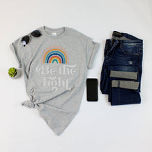 Load image into Gallery viewer, Rainbow Covenant Be the Light Tshirt
