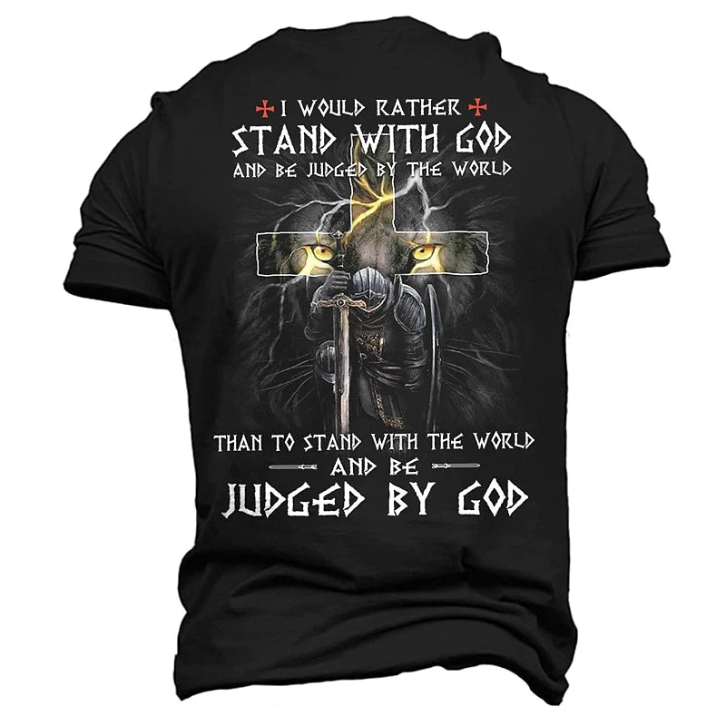 Stand With Christ, the Lion of Judah and His Hated Kings Over The World Tshirt