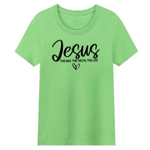 Load image into Gallery viewer, Jesus The Way, Truth and Life Tshirt
