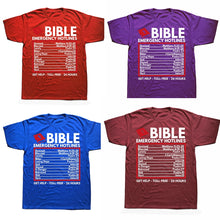 Load image into Gallery viewer, 24/7 Bible Hotline Tshirt
