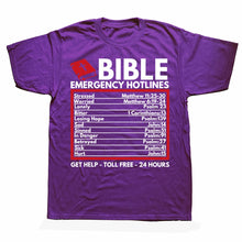 Load image into Gallery viewer, 24/7 Bible Hotline Tshirt
