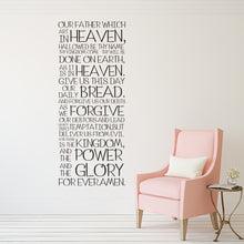 Load image into Gallery viewer, The Lord&#39;s Prayer Bold Wall Vinyl
