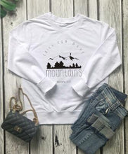Load image into Gallery viewer, Matthew 17:20 The Power of Faith Extra-Long Sleeve Sweatshirt
