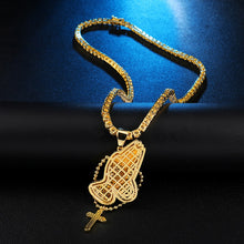 Load image into Gallery viewer, 18K Gold or .925 Silver Plated Prayer Works Chain
