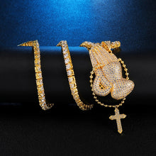 Load image into Gallery viewer, 18K Gold or .925 Silver Plated Prayer Works Chain
