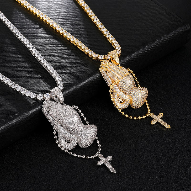 18K Gold or .925 Silver Plated Prayer Works Chain