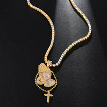 Load image into Gallery viewer, 18K Gold or .925 Silver Plated Prayer Works Chain
