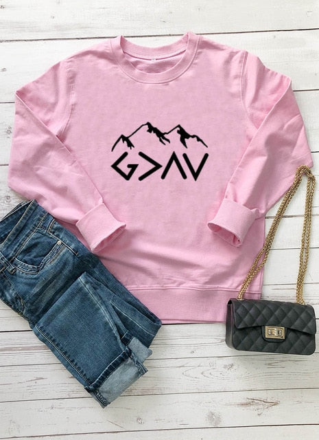 God Is Greater Than My Highs And Lows Sweatshirt