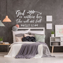 Load image into Gallery viewer, Psalm 46:5 God Is Within Her Wall Decor
