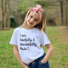 Load image into Gallery viewer, Fearfully &amp; Wonderfully Made Children&#39;s Tshirt
