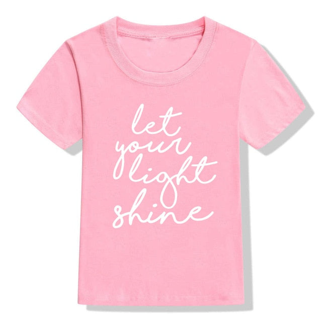 Let Your Light Shine Children's Tshirt