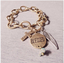 Load image into Gallery viewer, Blessed Cross Bohemian Vintage Bracelet
