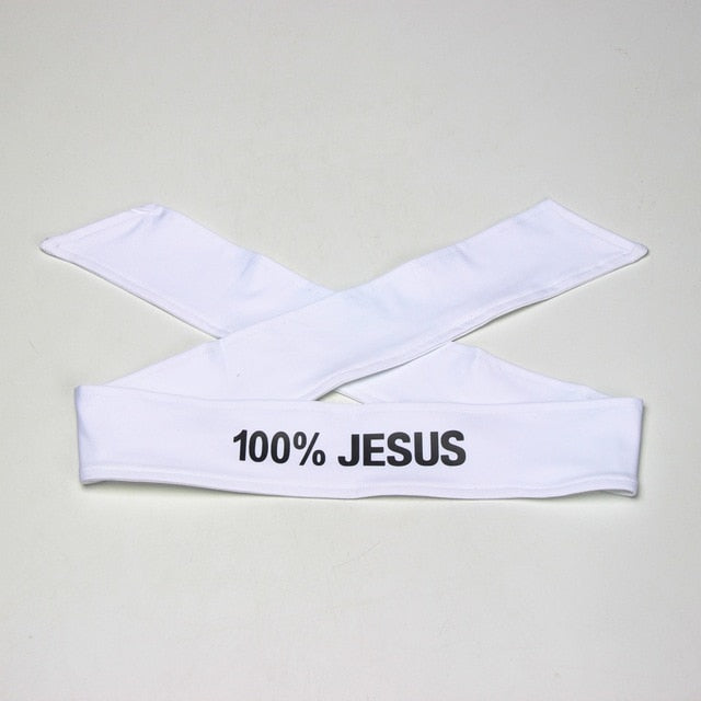 100% Jesus Athletic Tied Sportsband