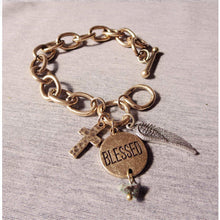 Load image into Gallery viewer, Blessed Cross Bohemian Vintage Bracelet
