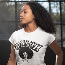 Load image into Gallery viewer, I Derive My Strength and Empowerment in Pride-less Godly Truth Tshirt
